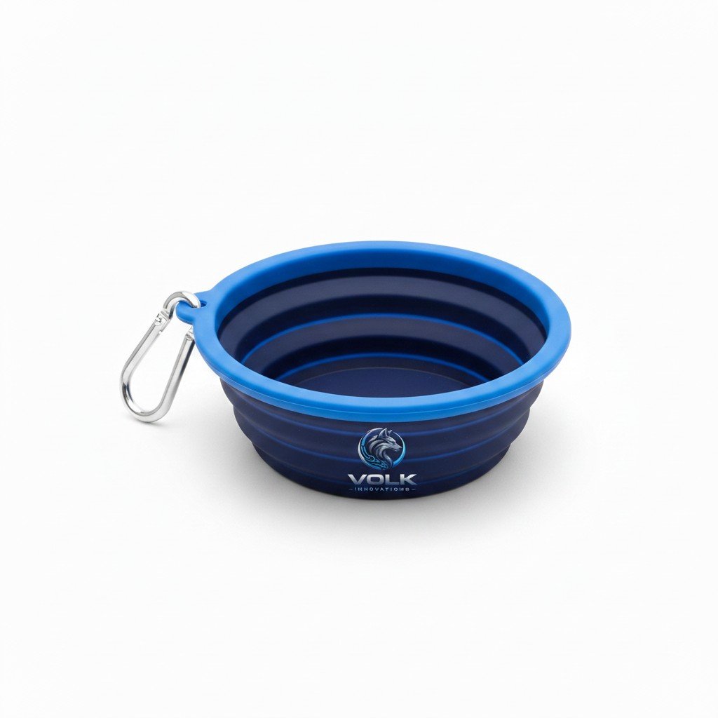 Silicone Travel Dog Bowl (Collapsible)